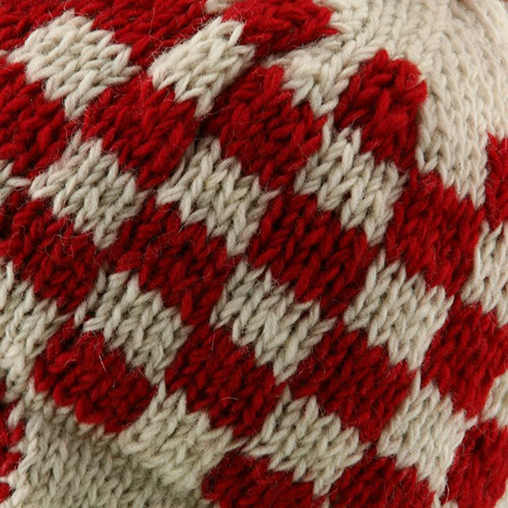 Rasta World Checker Jacquard Beanie - Image 5