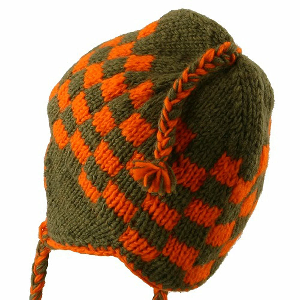 Rasta World Checker Jacquard Beanie - Image 18