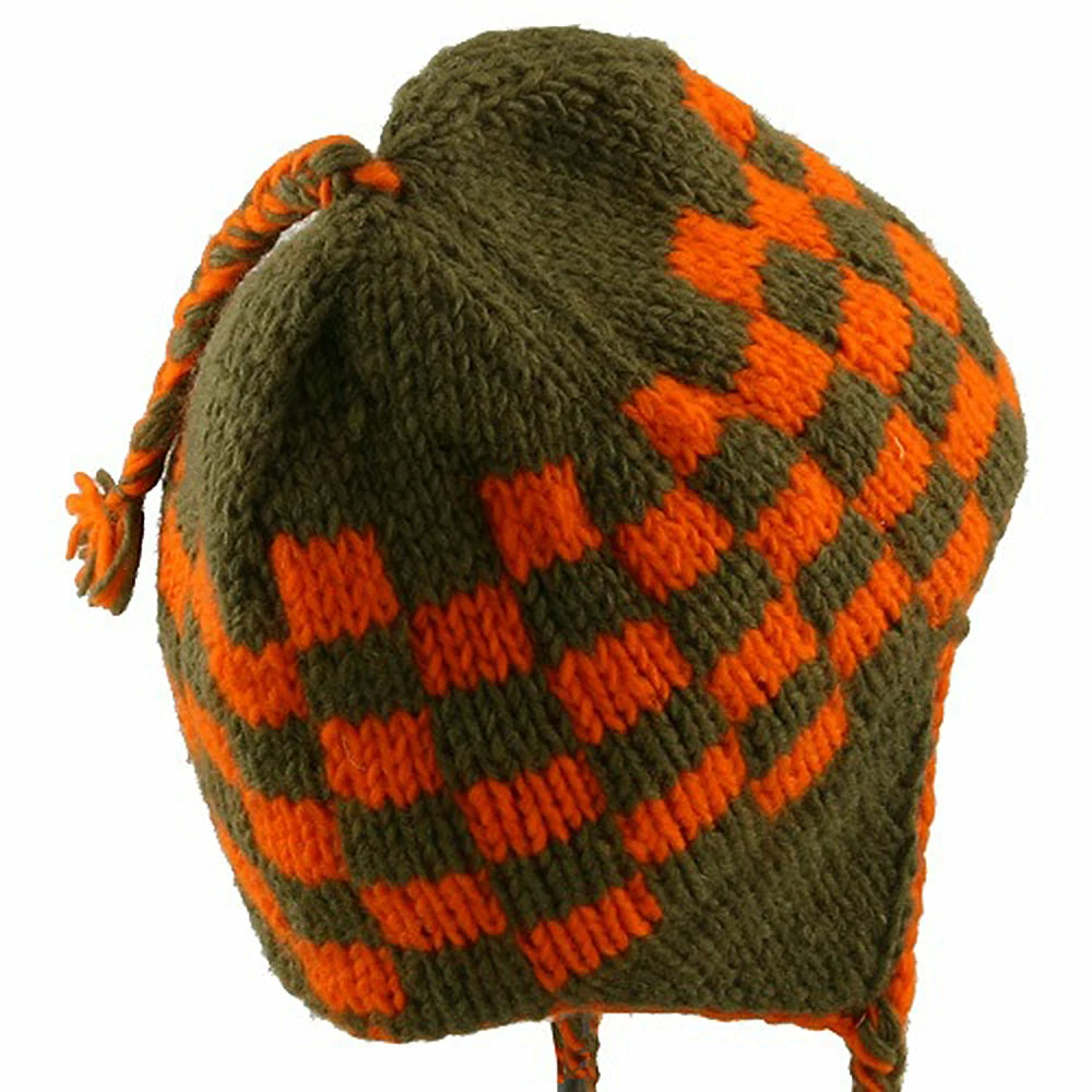 Rasta World Checker Jacquard Beanie - Image 19