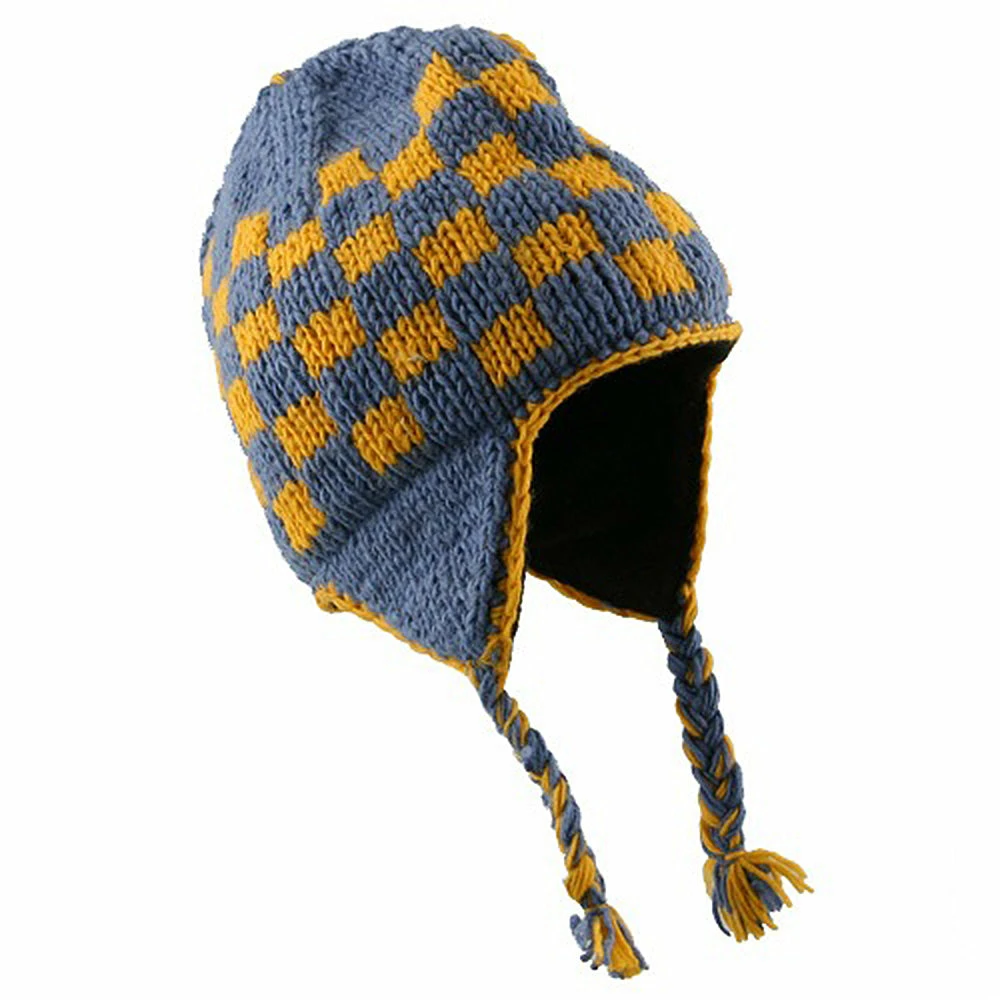 Rasta World Checker Jacquard Beanie - Image 22