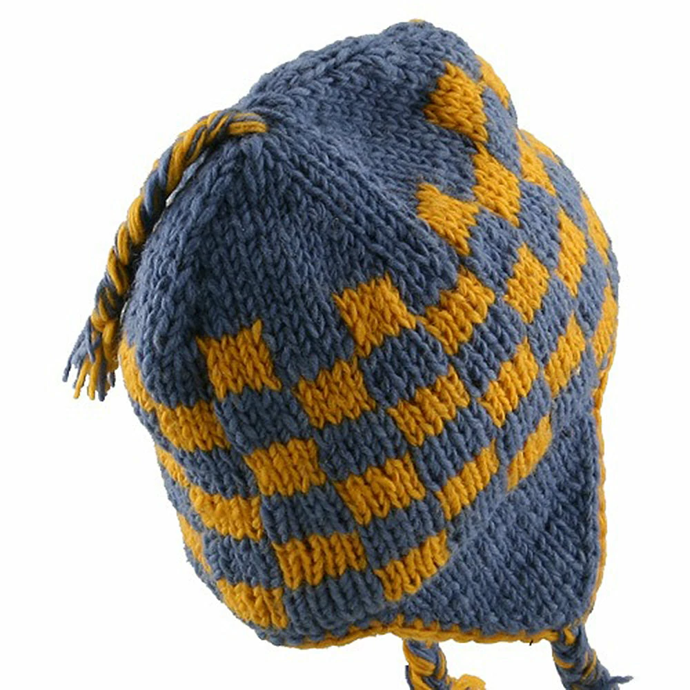 Rasta World Checker Jacquard Beanie - Image 24