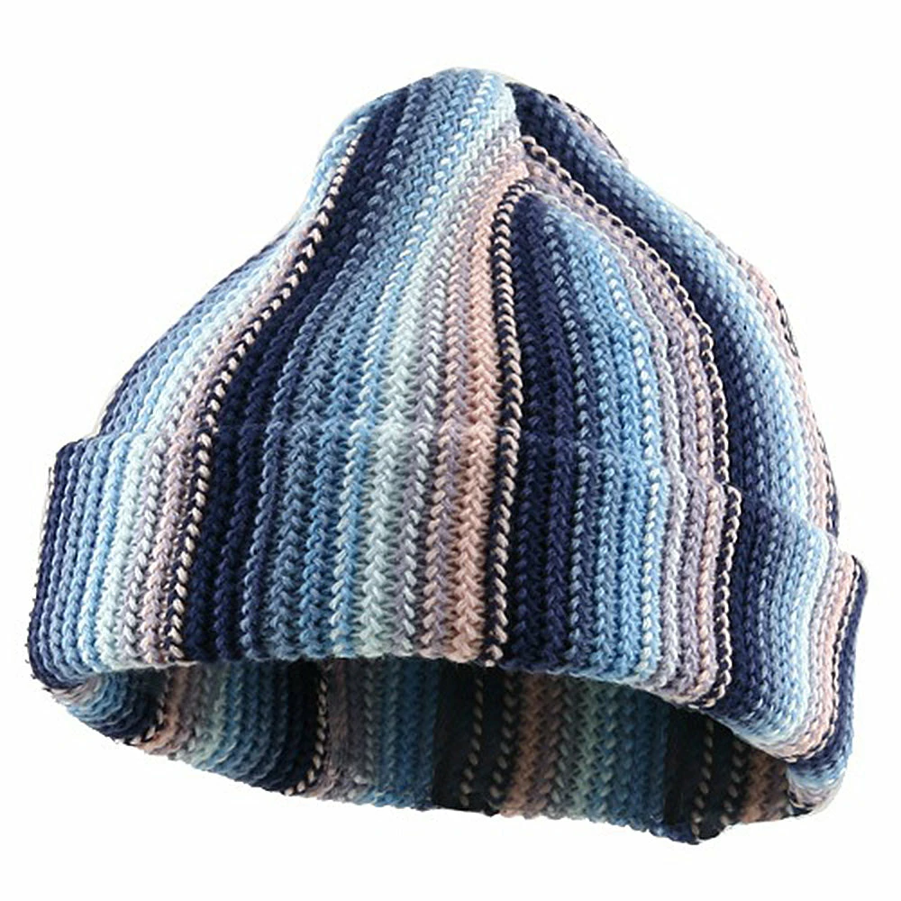 MG Crocheted Cuff Knit Beanie