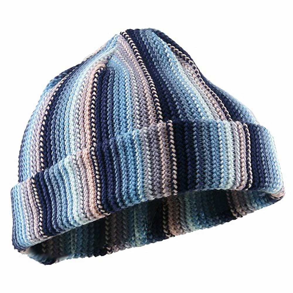 MG Crocheted Cuff Knit Beanie - Image 2