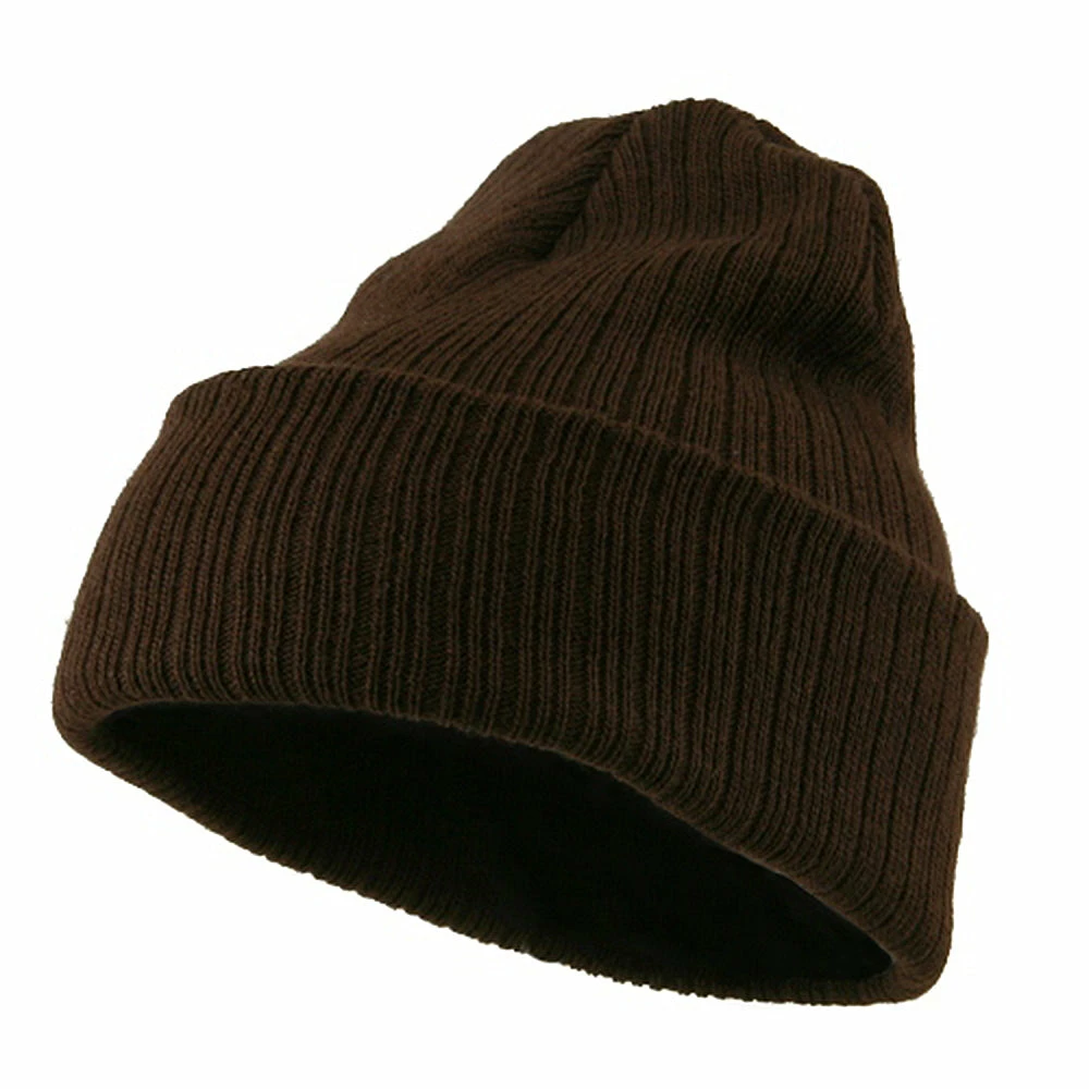 Artex Acrylic Ribbed Cuff Beanie - Image 26