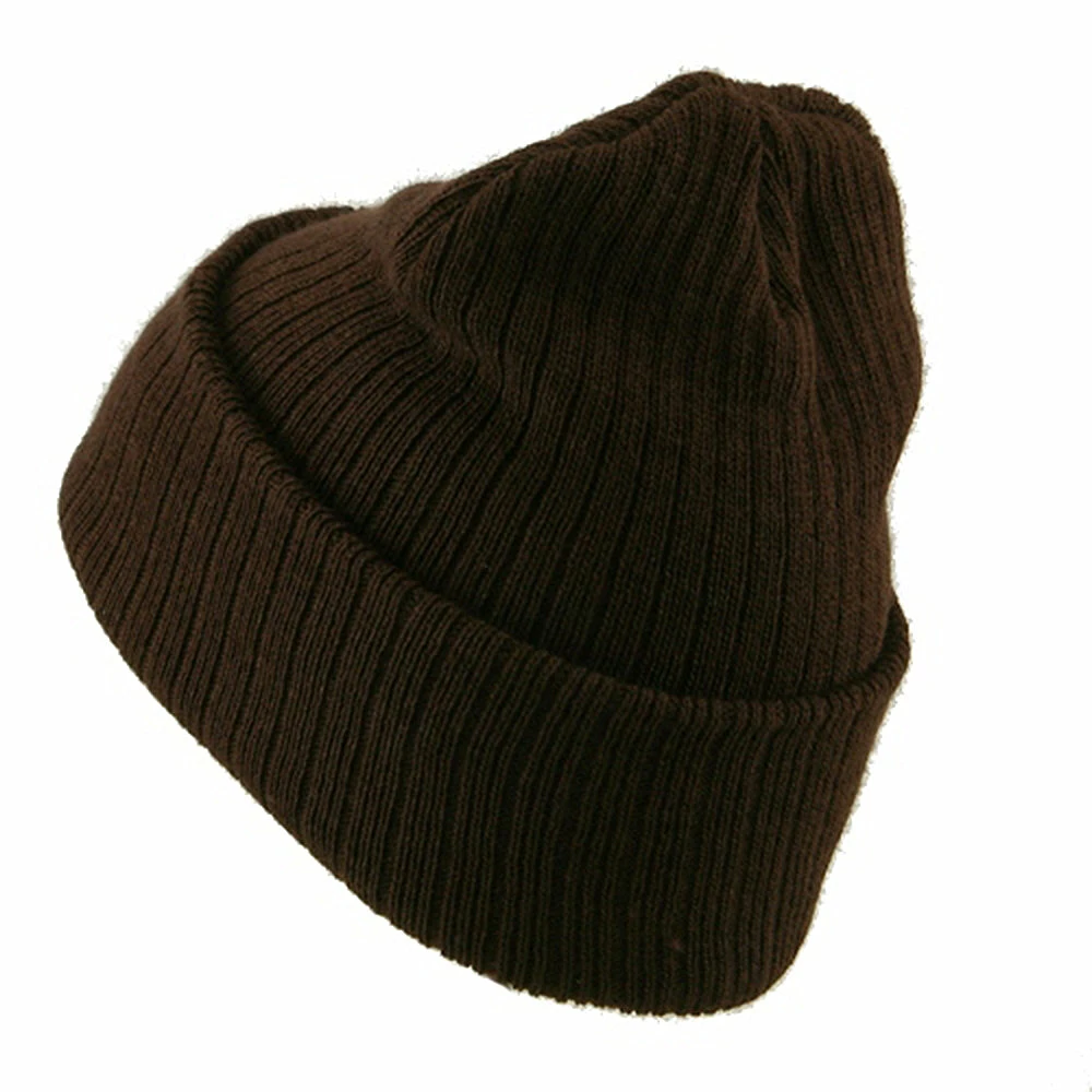 Artex Acrylic Ribbed Cuff Beanie - Image 27