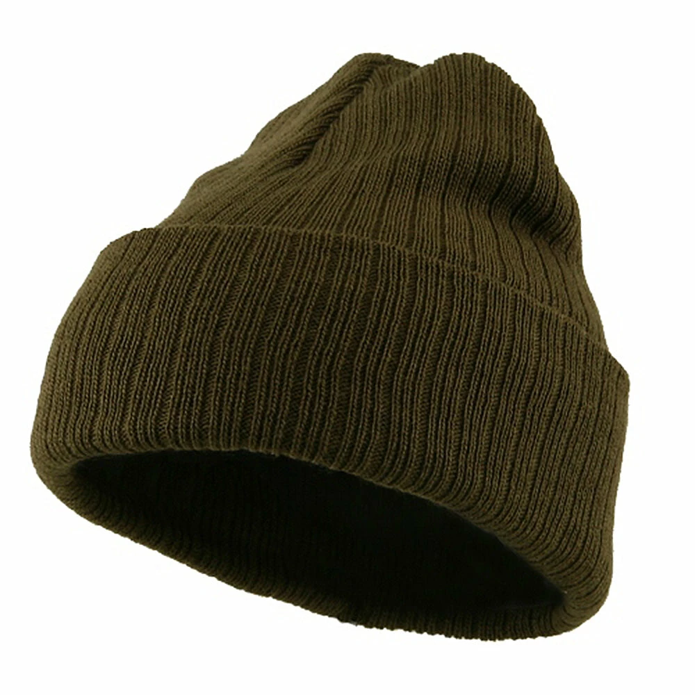Artex Acrylic Ribbed Cuff Beanie - Image 31