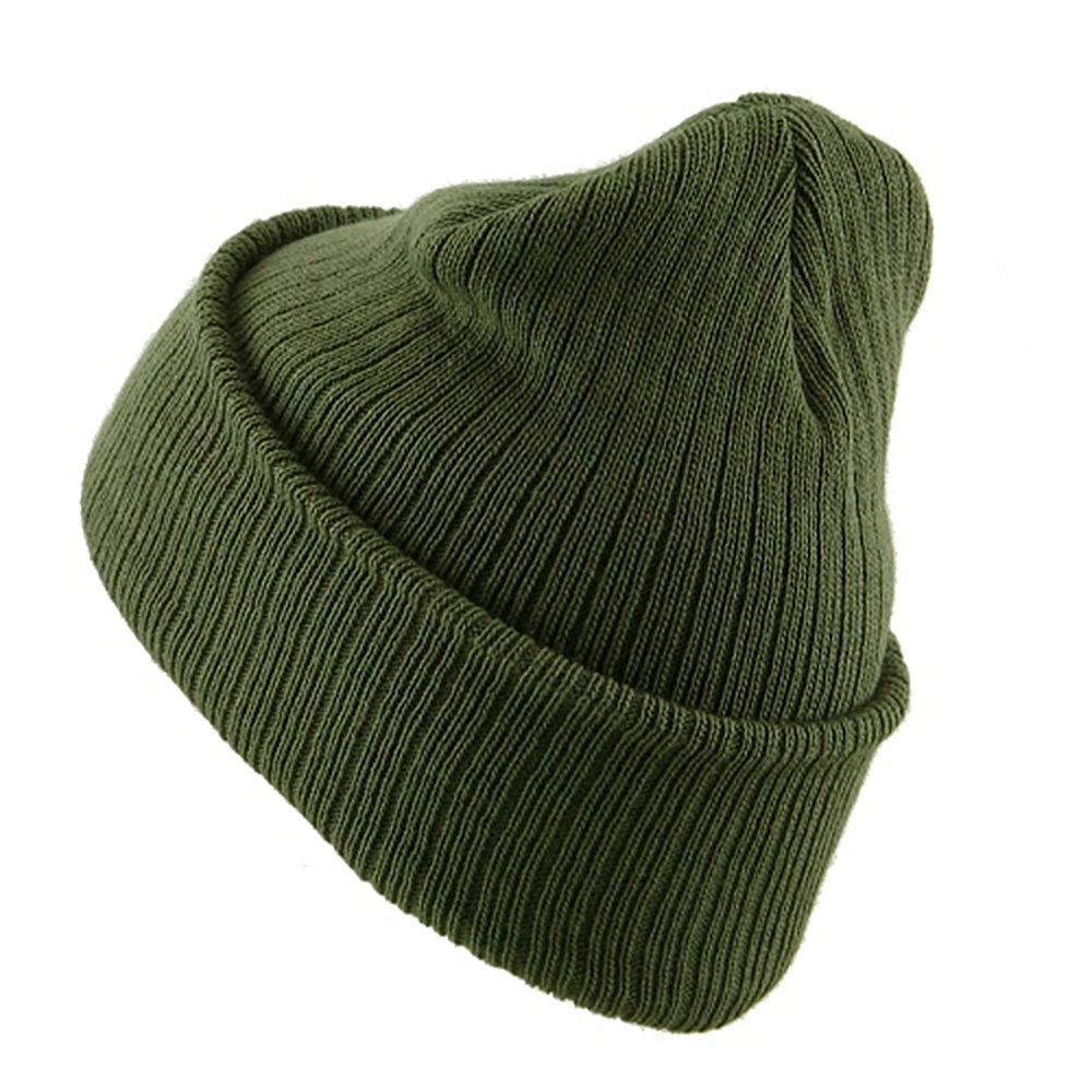Artex Acrylic Ribbed Cuff Beanie - Image 7