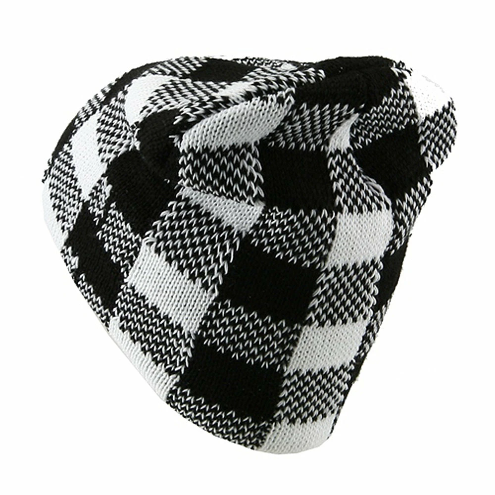 Artex Buffalo Plaid Short Beanie - Image 12