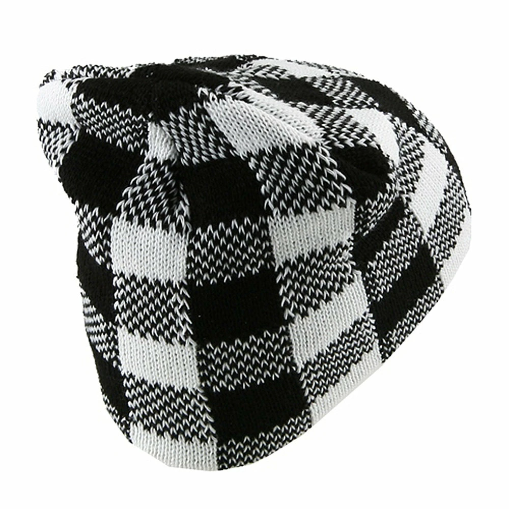 Artex Buffalo Plaid Short Beanie - Image 13