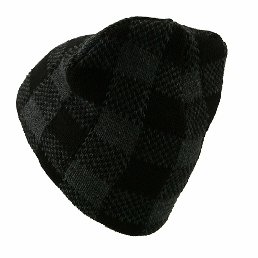 Artex Buffalo Plaid Short Beanie - Image 2
