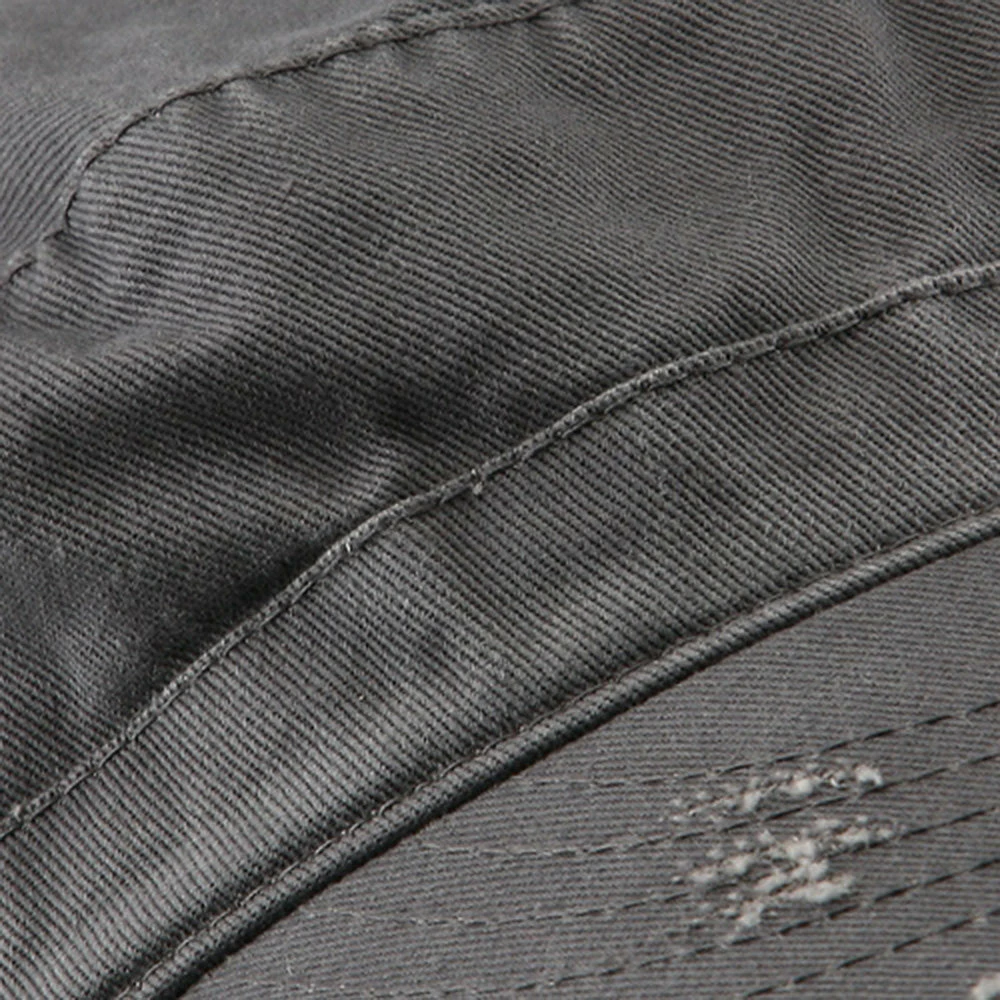 MG Enzyme Frayed Solid Army Caps - Image 25