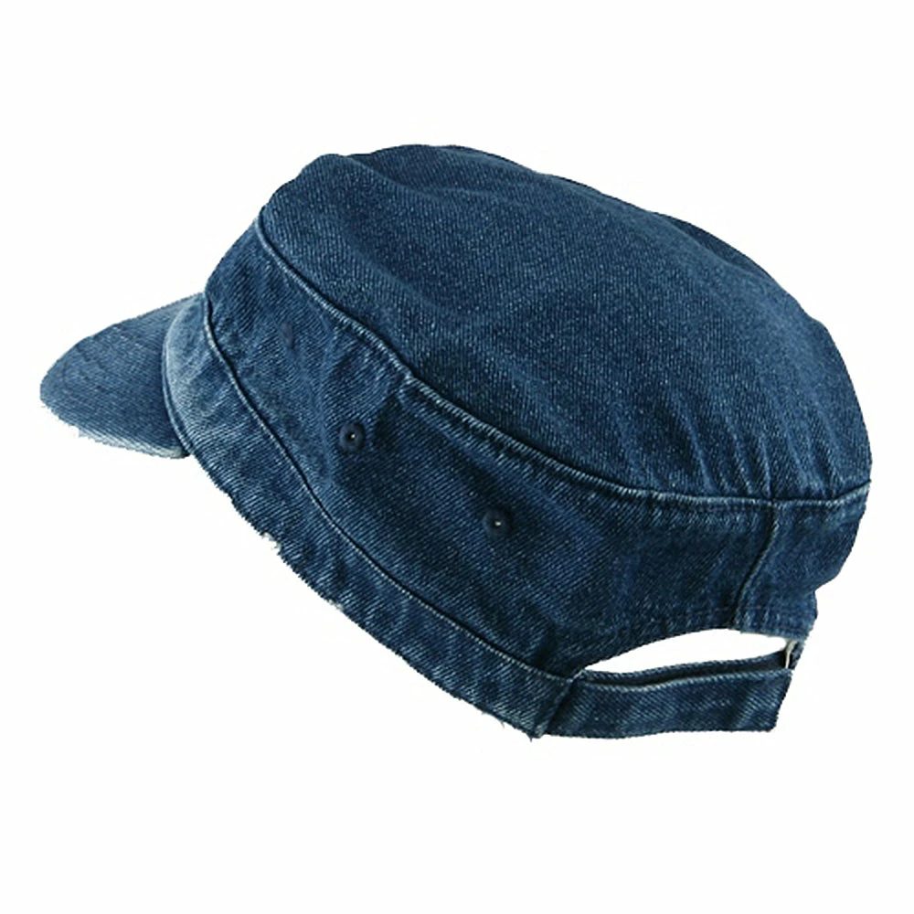 MG Enzyme Frayed Solid Army Caps - Image 27
