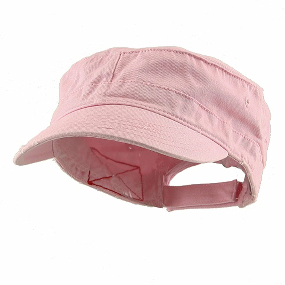 MG Enzyme Frayed Solid Army Caps - Image 31