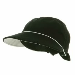 MG Piping Decoration Ladies Canvas Cap