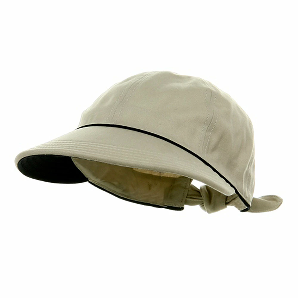MG Piping Decoration Ladies Canvas Cap - Image 11