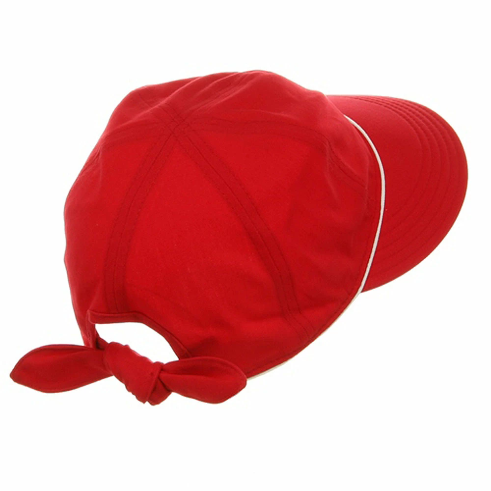 MG Piping Decoration Ladies Canvas Cap - Image 8