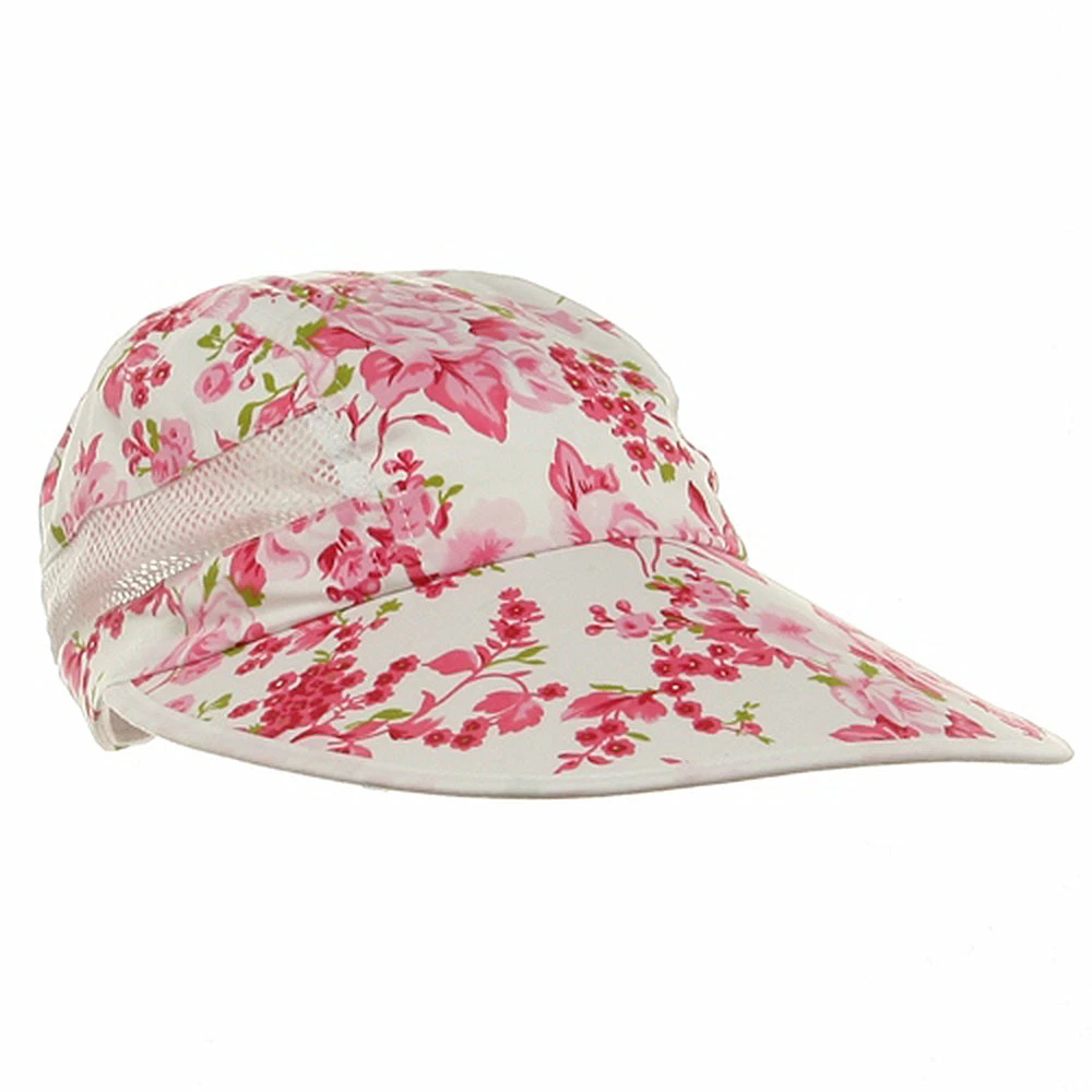 MG Ladies Wide Brim Detachable Flap Cap - Image 9