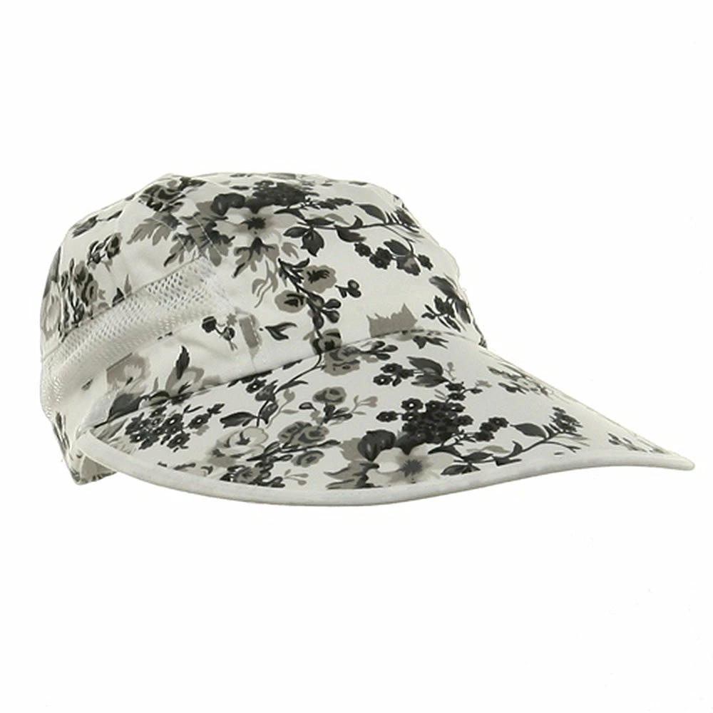 MG Ladies Wide Brim Detachable Flap Cap - Image 4