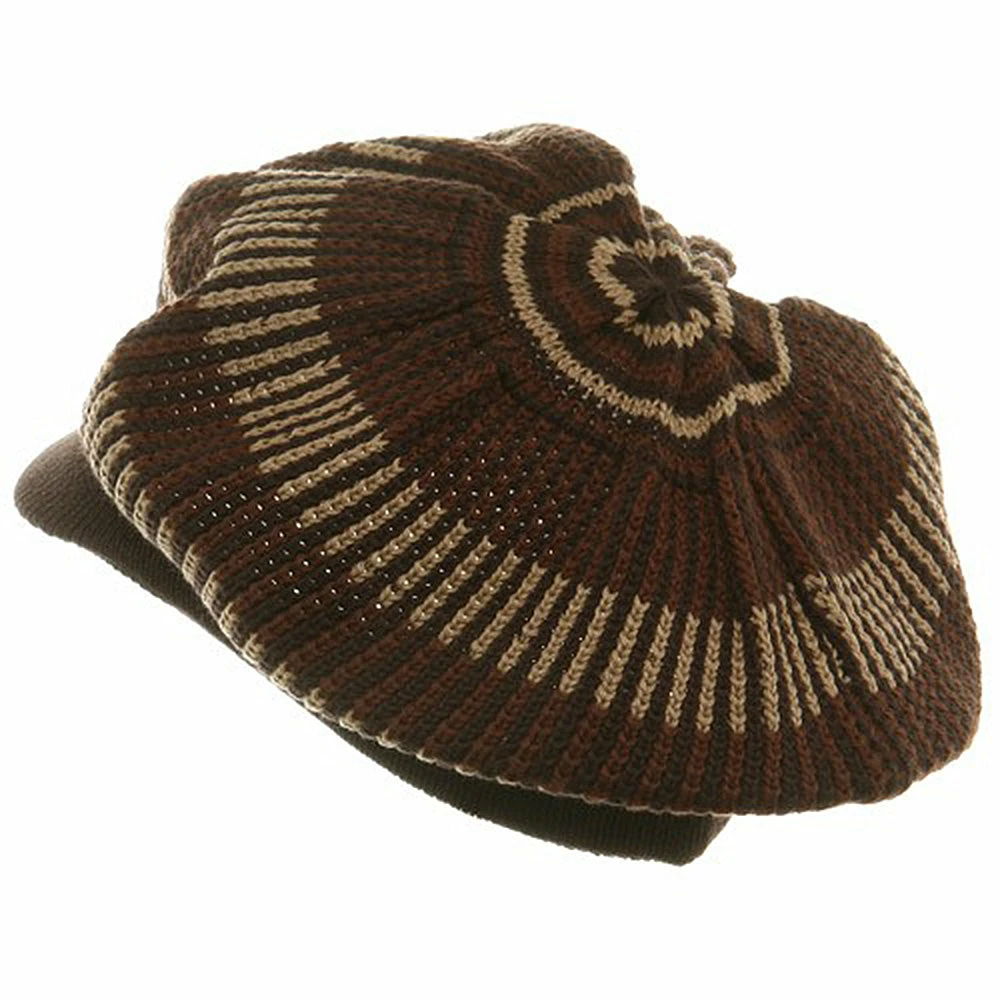 Rasta World Multi Crown Rasta Beanie Visor - Image 2