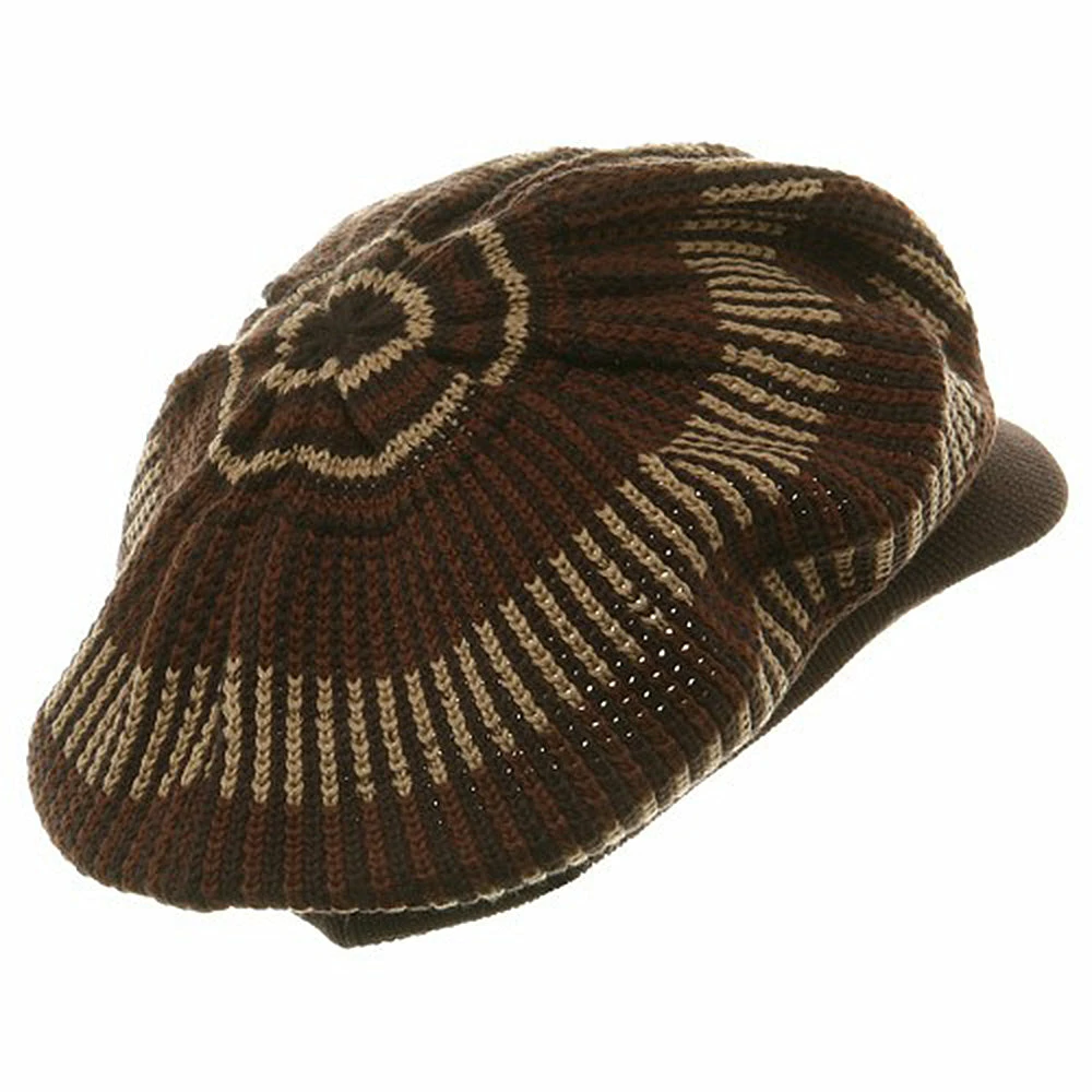 Rasta World Multi Crown Rasta Beanie Visor - Image 3