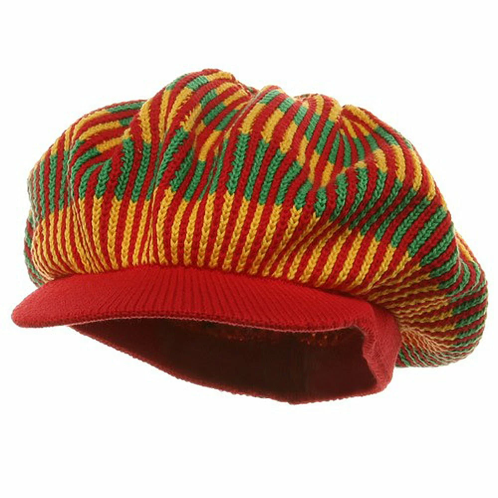 Rasta World Multi Crown Rasta Beanie Visor - Image 16