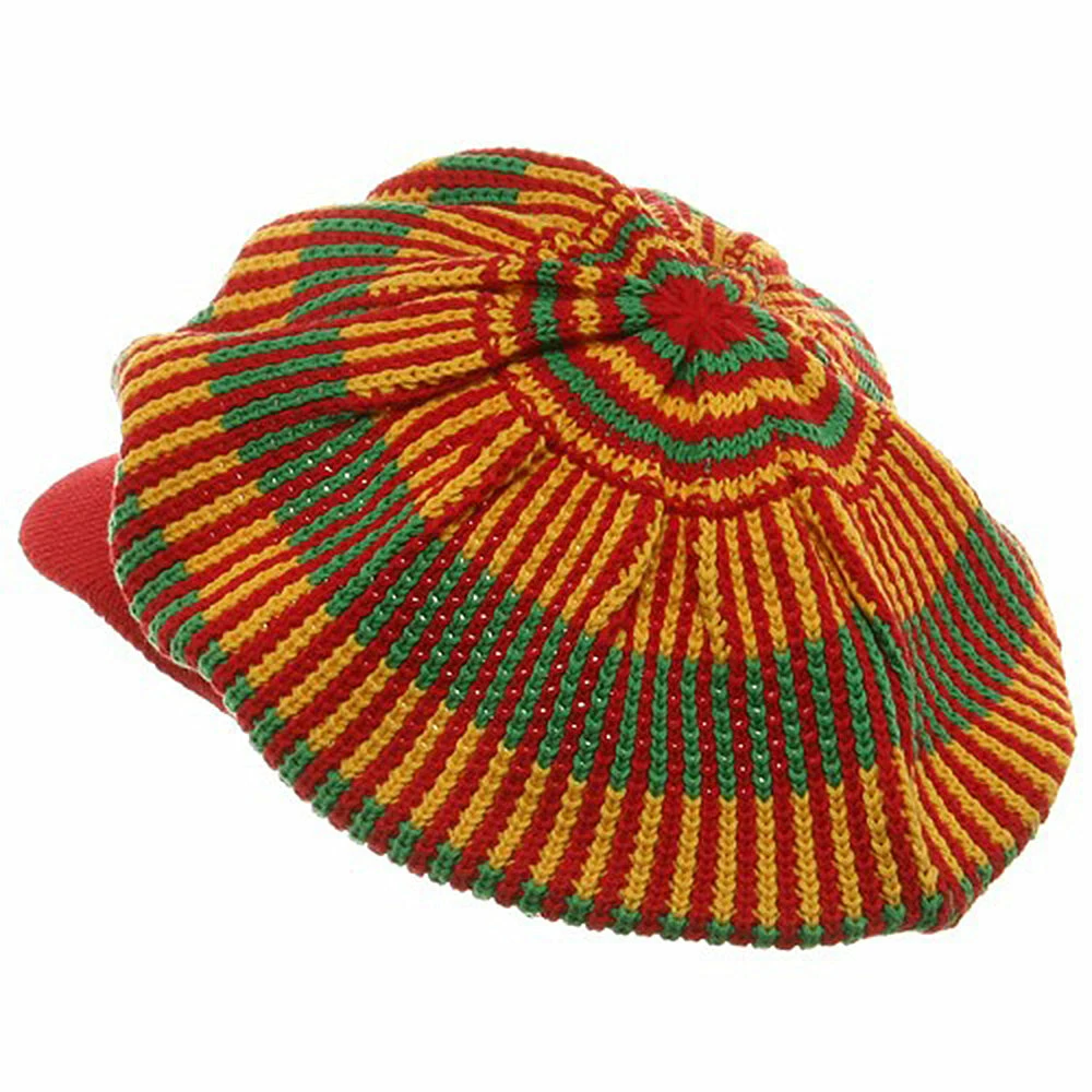 Rasta World Multi Crown Rasta Beanie Visor - Image 17