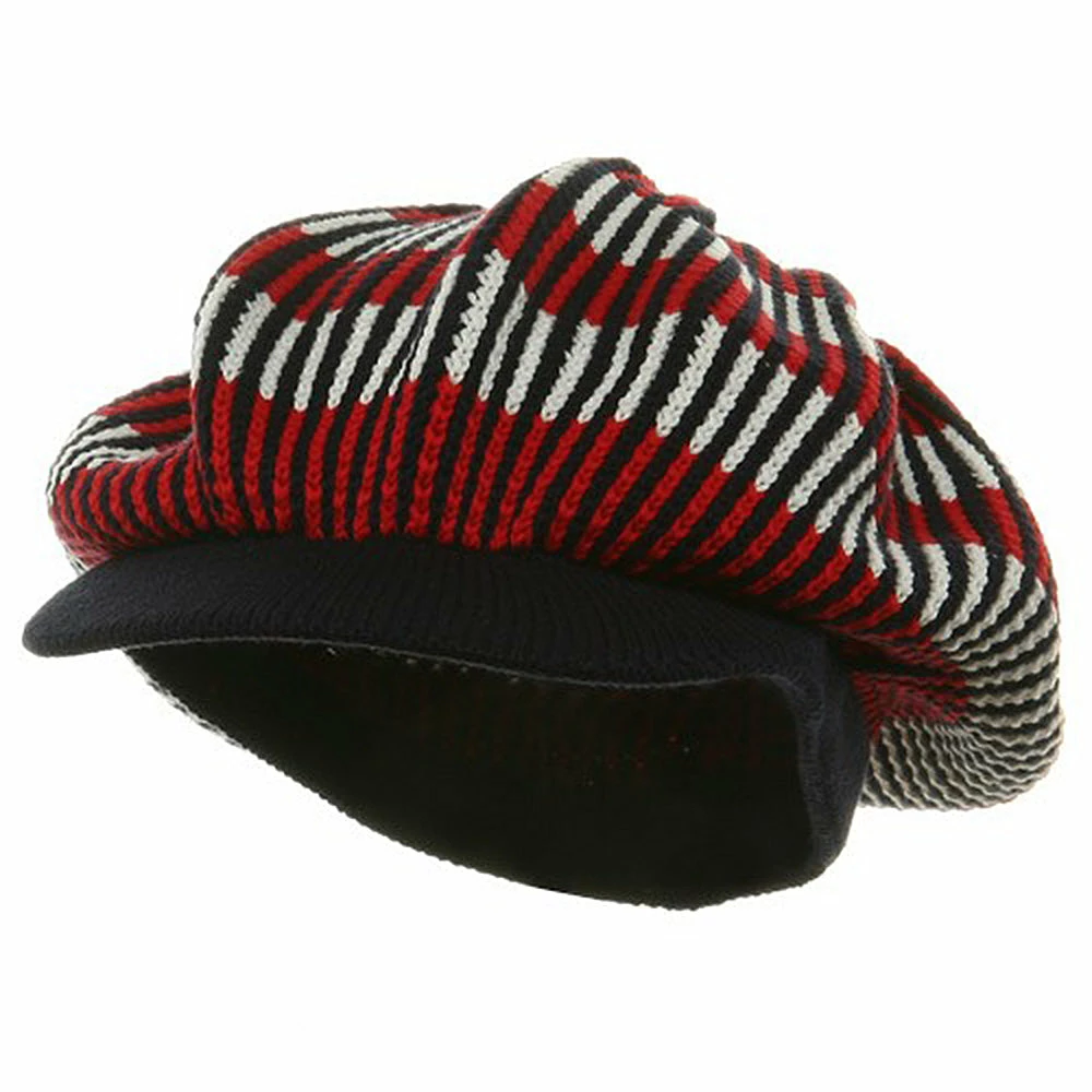 Rasta World Multi Crown Rasta Beanie Visor - Image 11