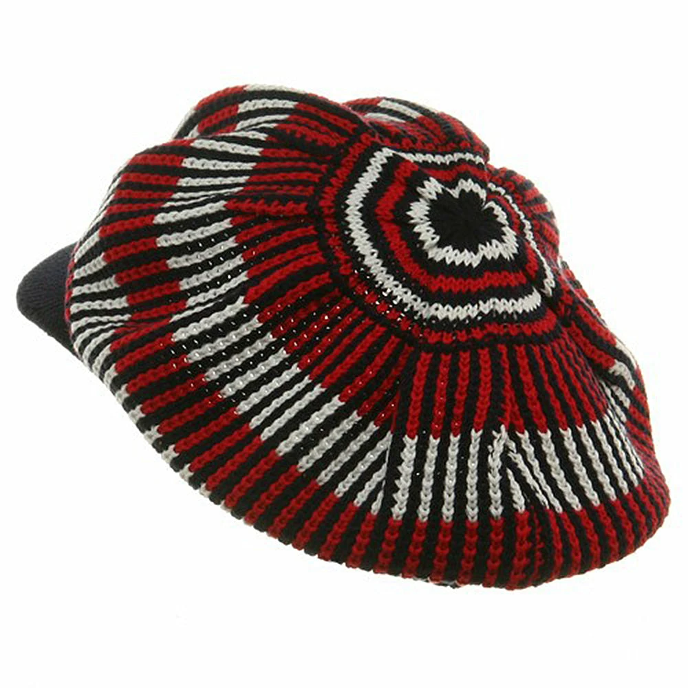 Rasta World Multi Crown Rasta Beanie Visor - Image 12