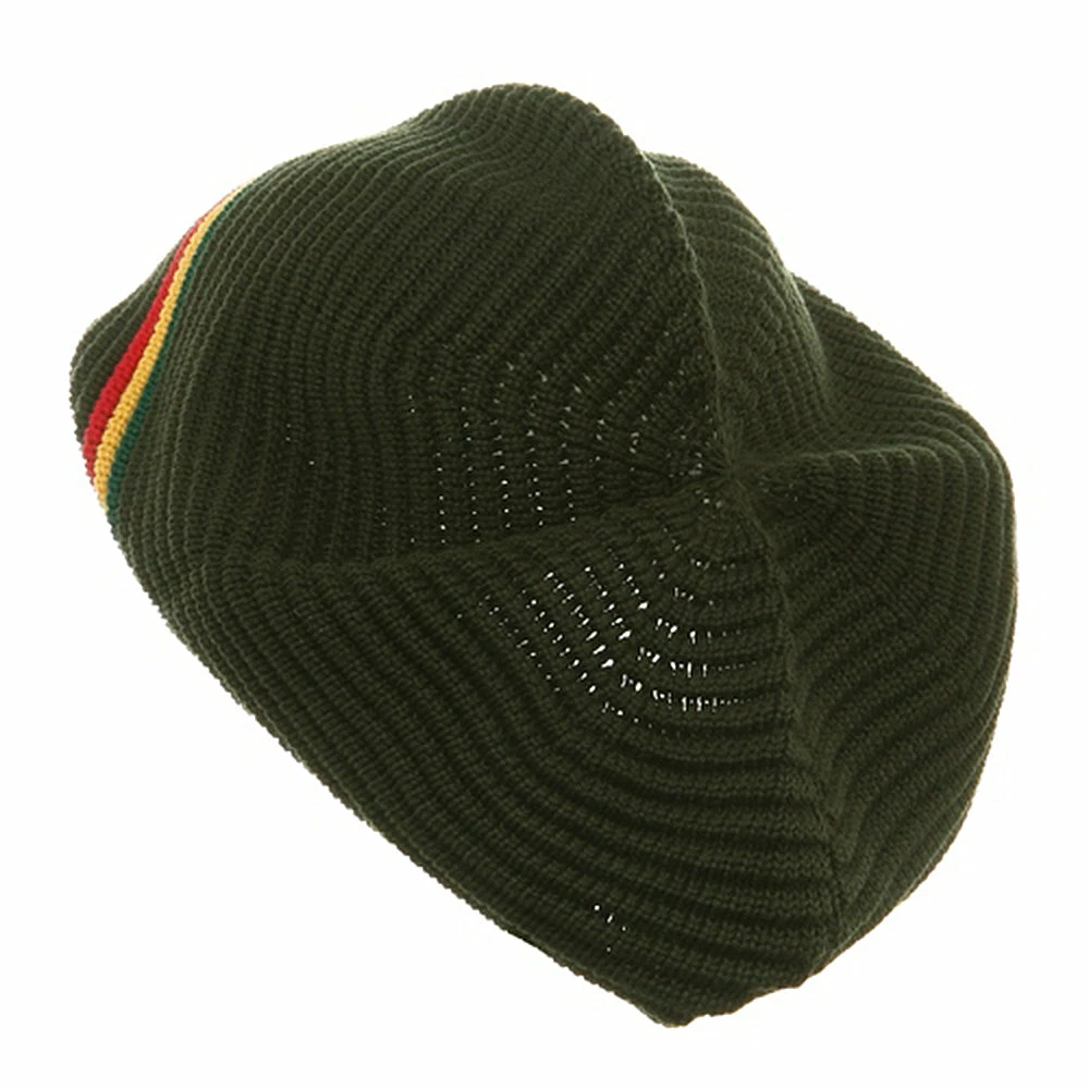Rasta World Medium Crown New Rasta Beanie Hat - Image 2