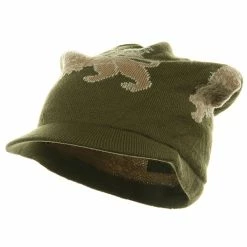 Rasta World Regular Lion Rasta Beanie Visor Hat