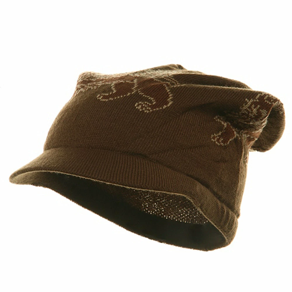 Rasta World Regular Lion Rasta Beanie Visor Hat - Image 31