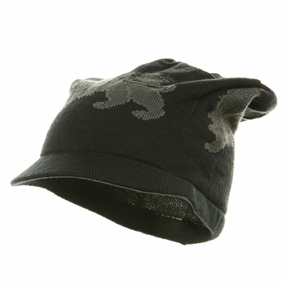 Rasta World Regular Lion Rasta Beanie Visor Hat - Image 6