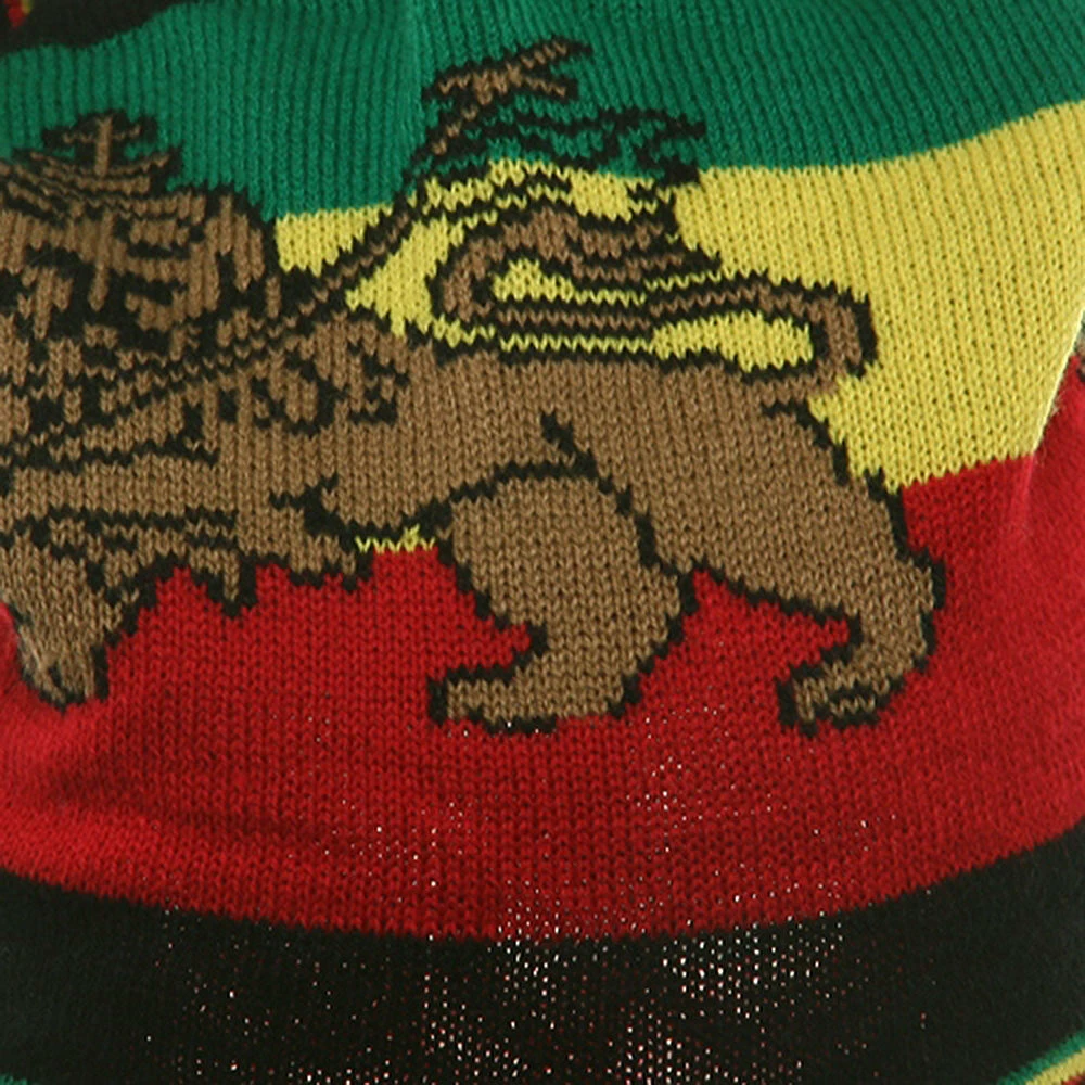 Rasta World Regular Lion Rasta Beanie Visor Hat - Image 25