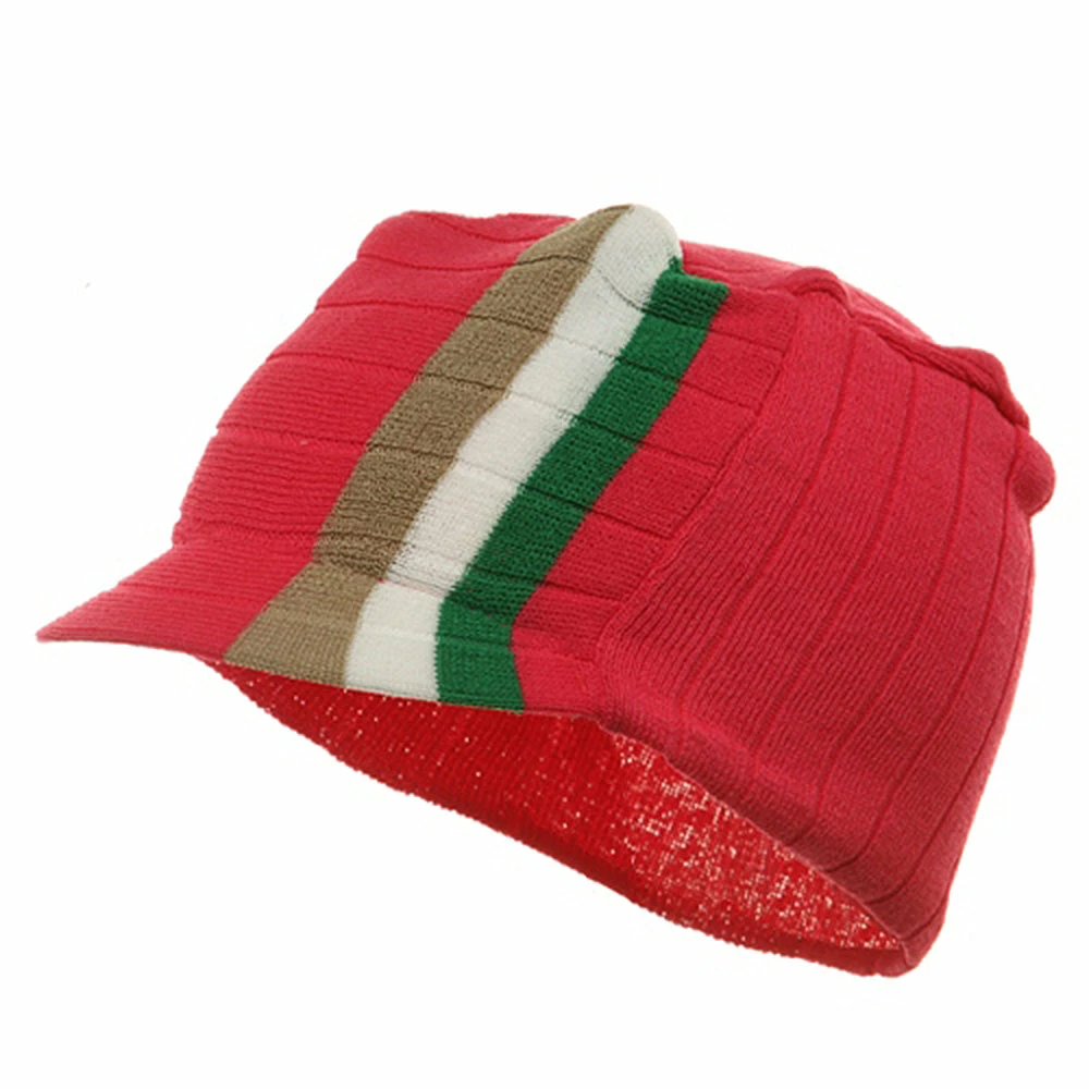 Rasta World Summer Military Beanie Visor - Image 6