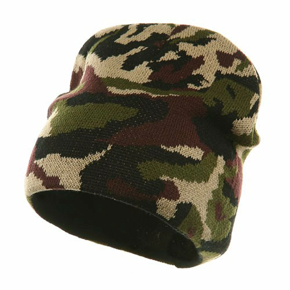 Otto Camo Design Beanie - Image 6