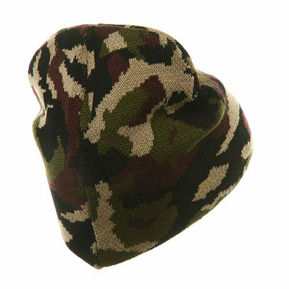 Otto Camo Design Beanie - Image 8