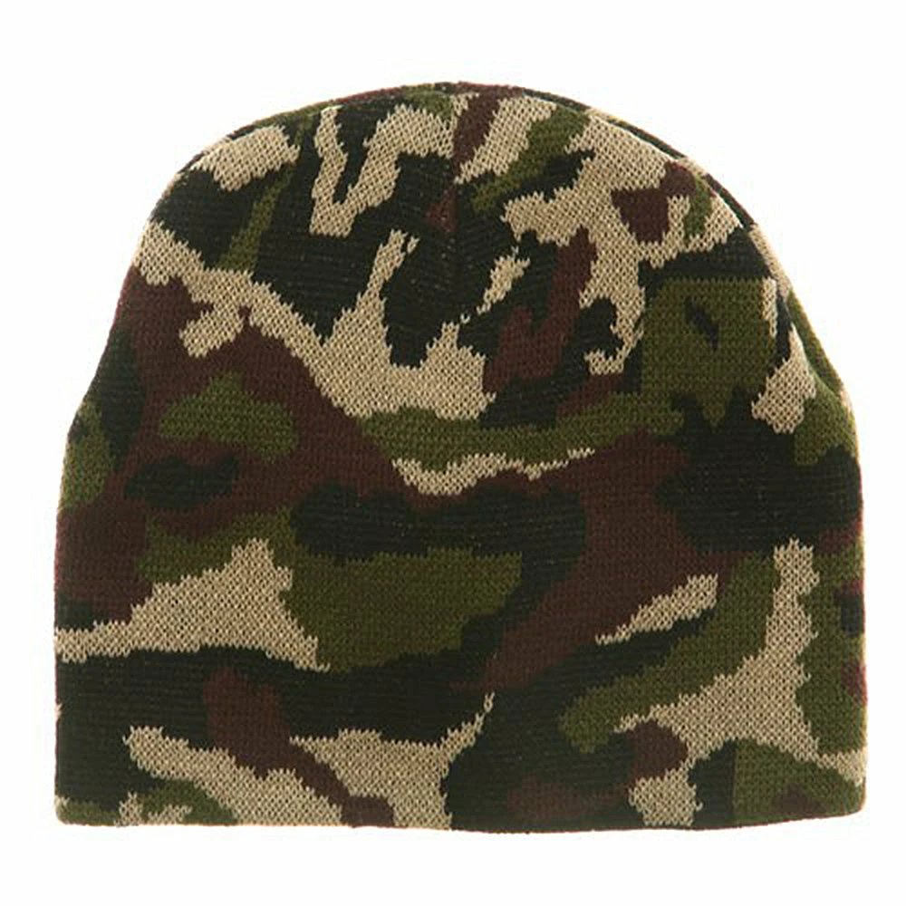 Otto Camo Design Beanie - Image 9
