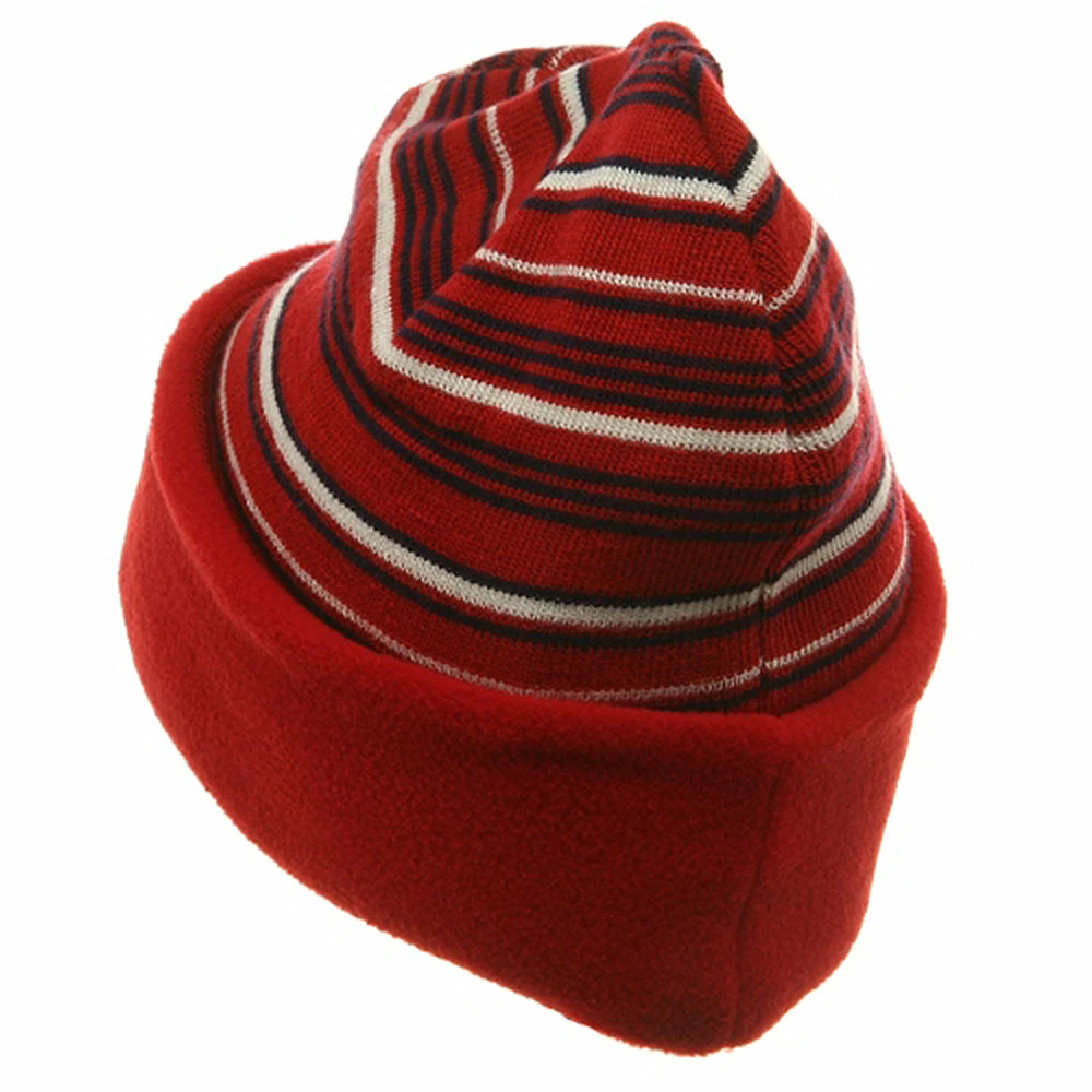 MG Reversible Fleece Beanie - Image 2