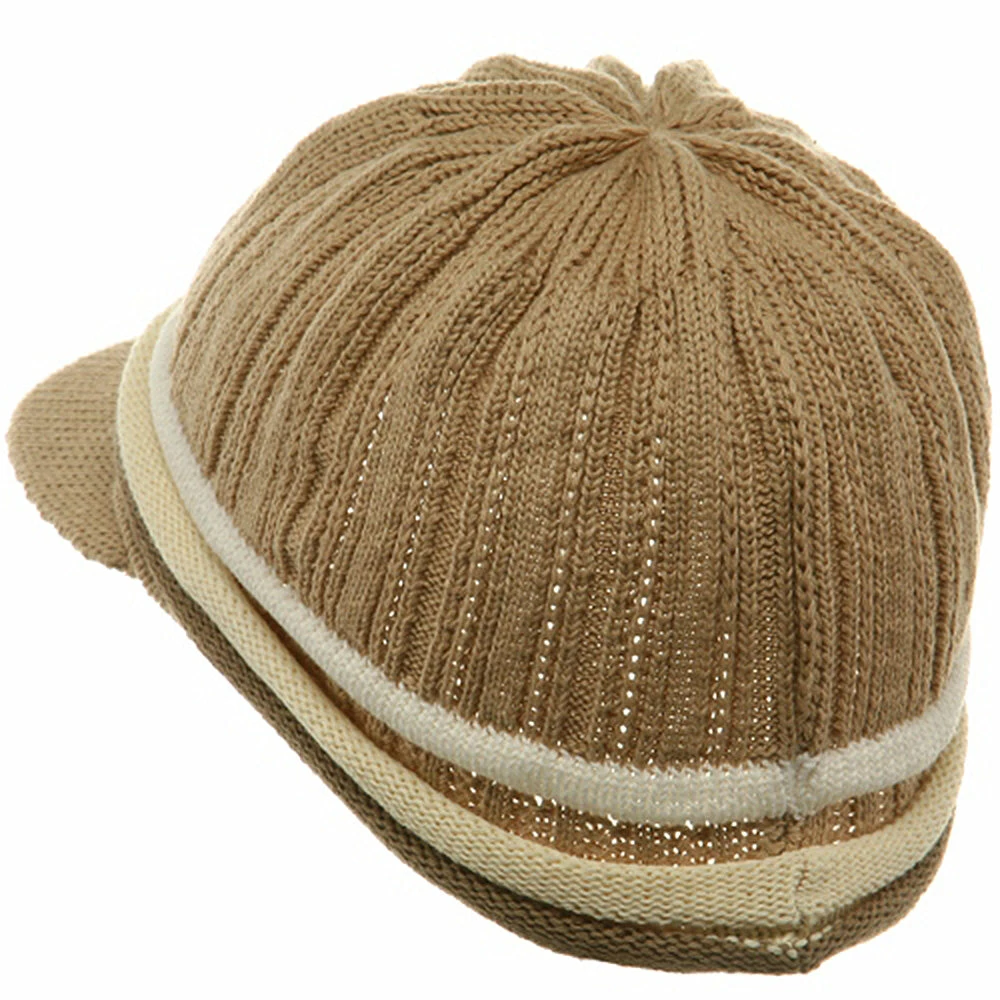 Rasta World 3 Brim Rasta Beanie Visors - Image 2