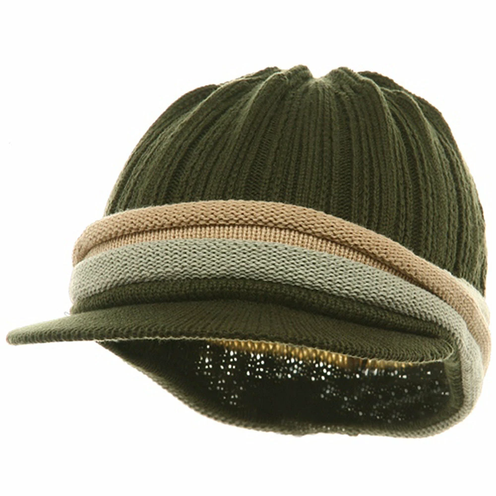 Rasta World 3 Brim Rasta Beanie Visors - Image 6