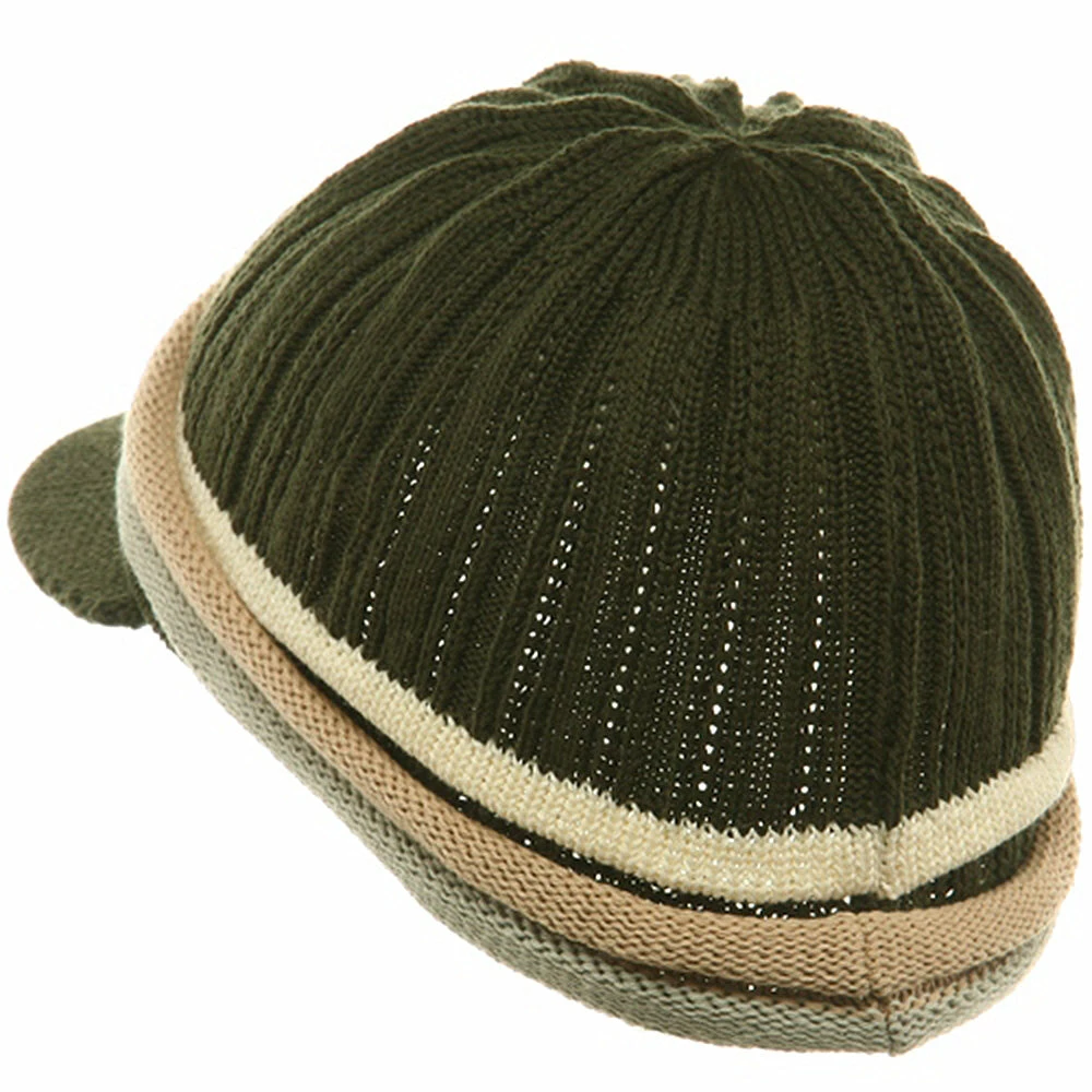 Rasta World 3 Brim Rasta Beanie Visors - Image 7