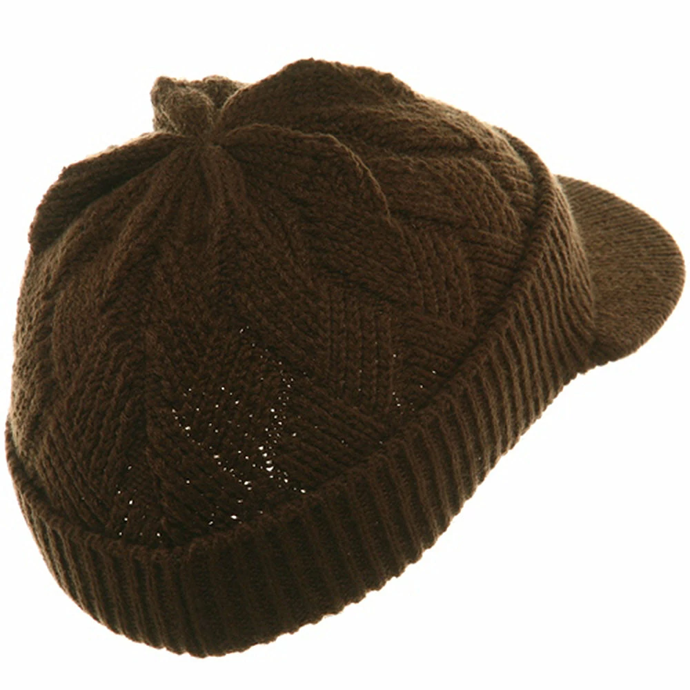 Rasta World Acrylic Plain Beanie Visor - Image 8