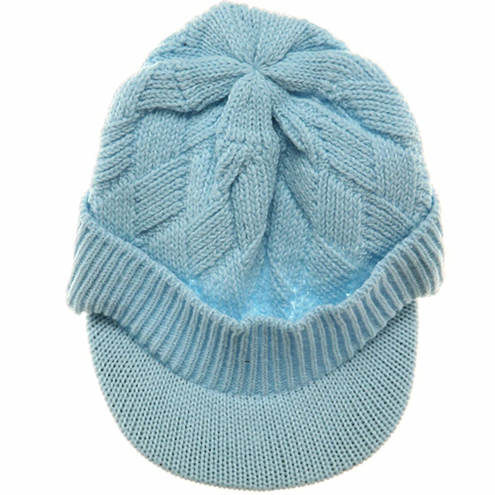 Rasta World Acrylic Plain Beanie Visor - Image 14