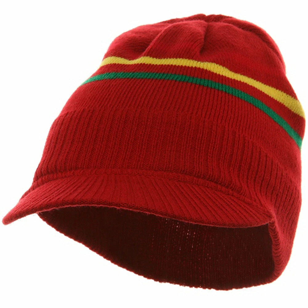 Rasta World New Ratsa RGY Visor Cap - Image 6
