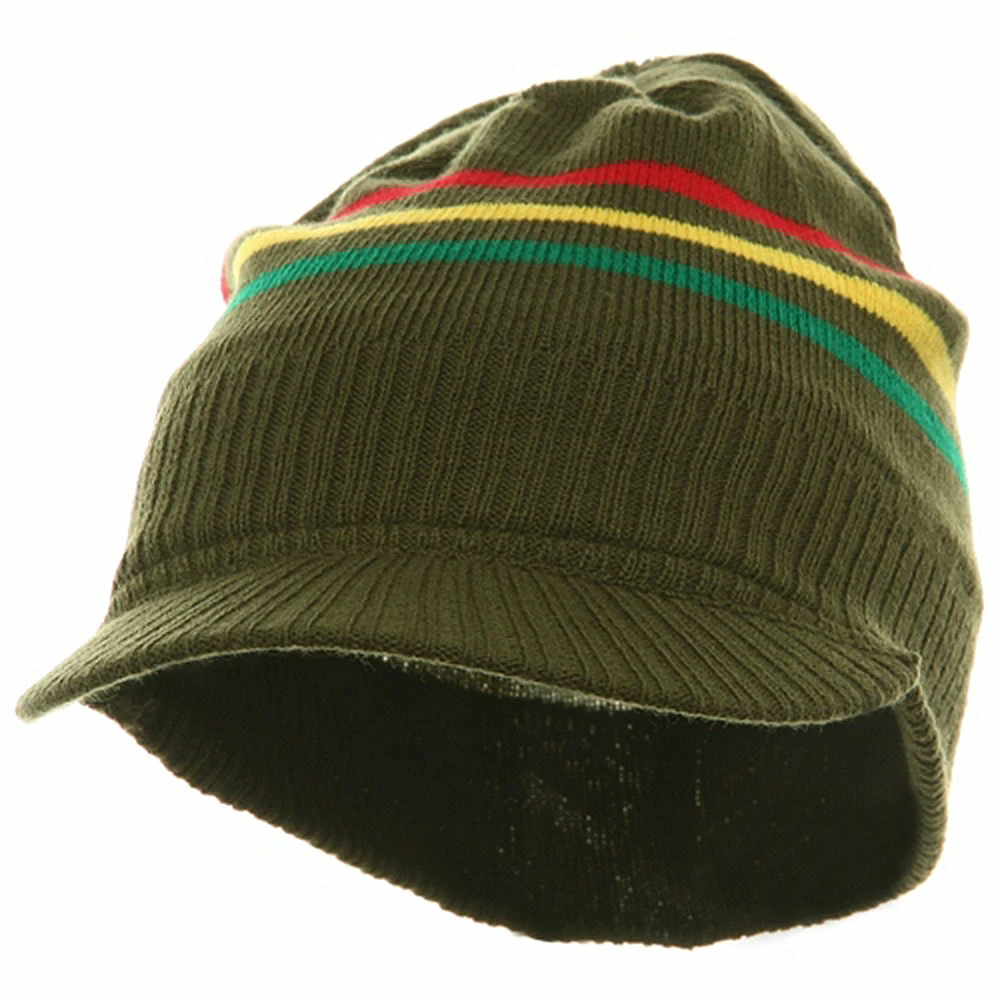 Rasta World New Ratsa RGY Visor Cap - Image 26