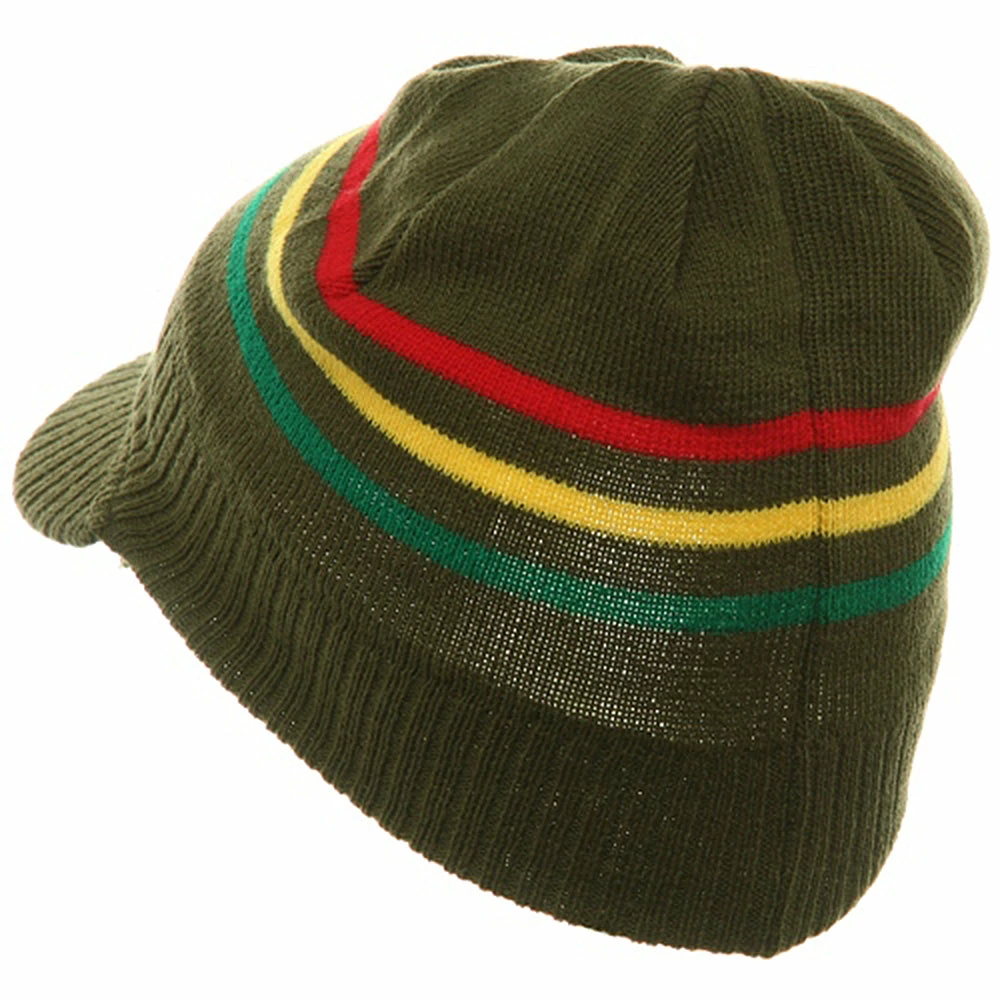 Rasta World New Ratsa RGY Visor Cap - Image 27
