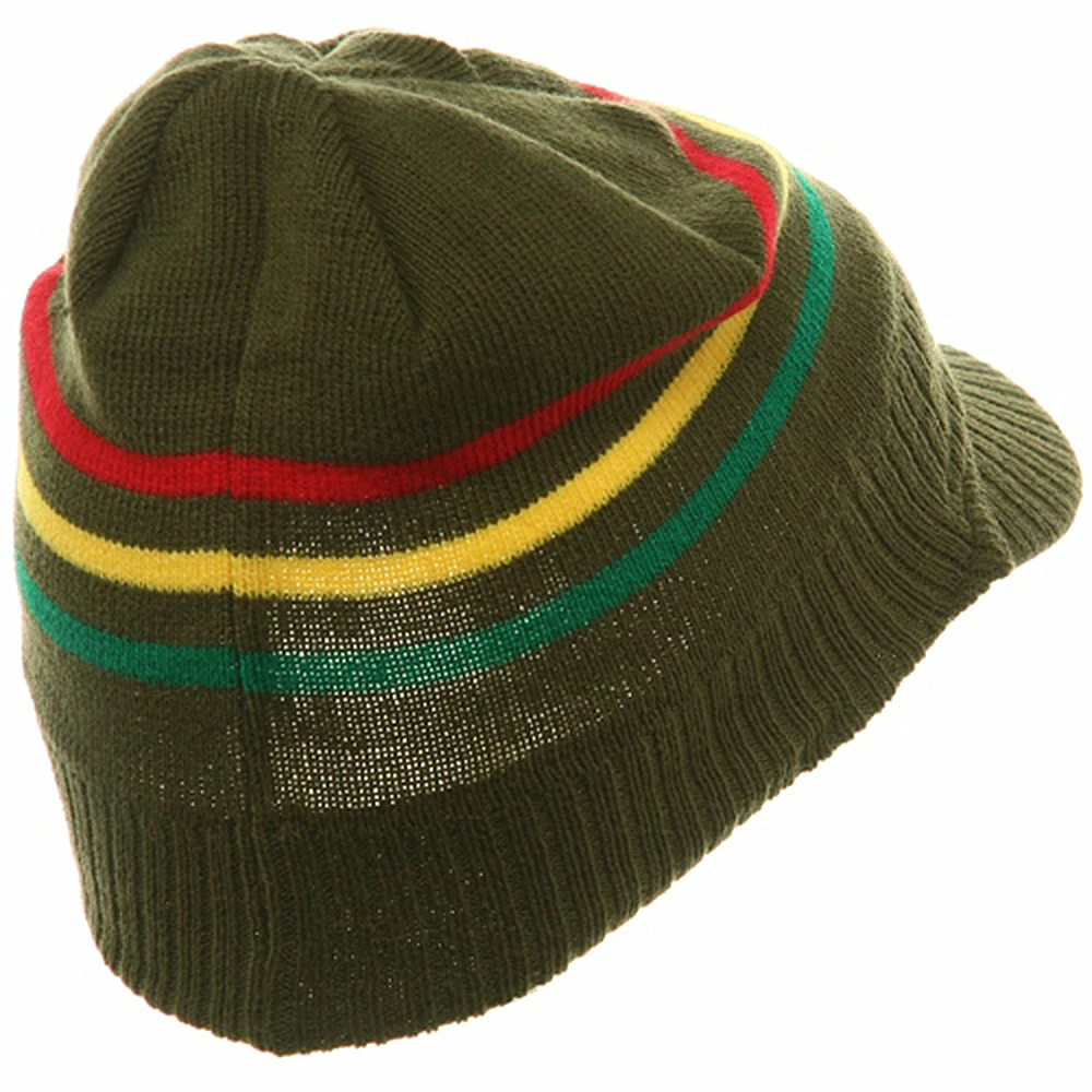 Rasta World New Ratsa RGY Visor Cap - Image 28