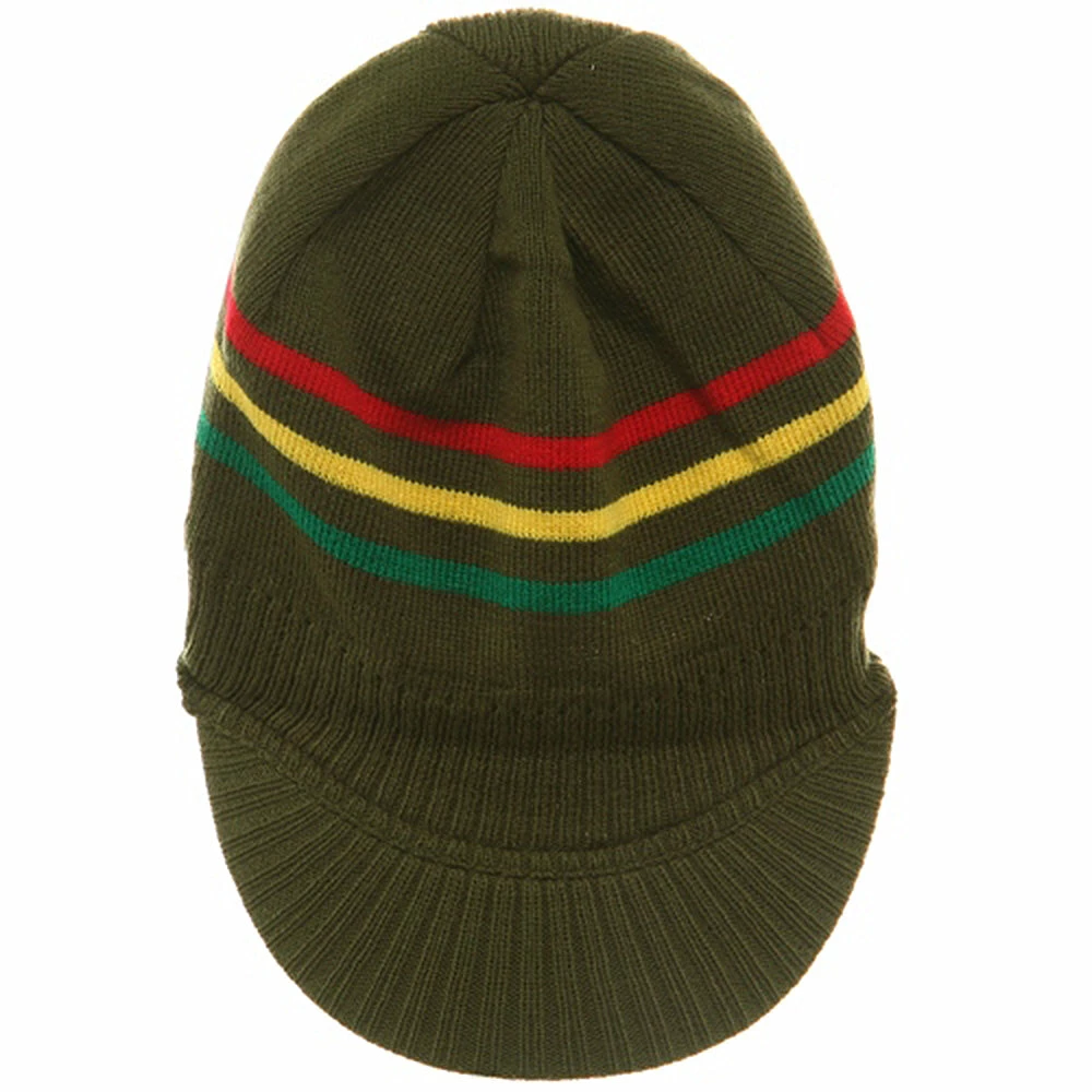 Rasta World New Ratsa RGY Visor Cap - Image 29