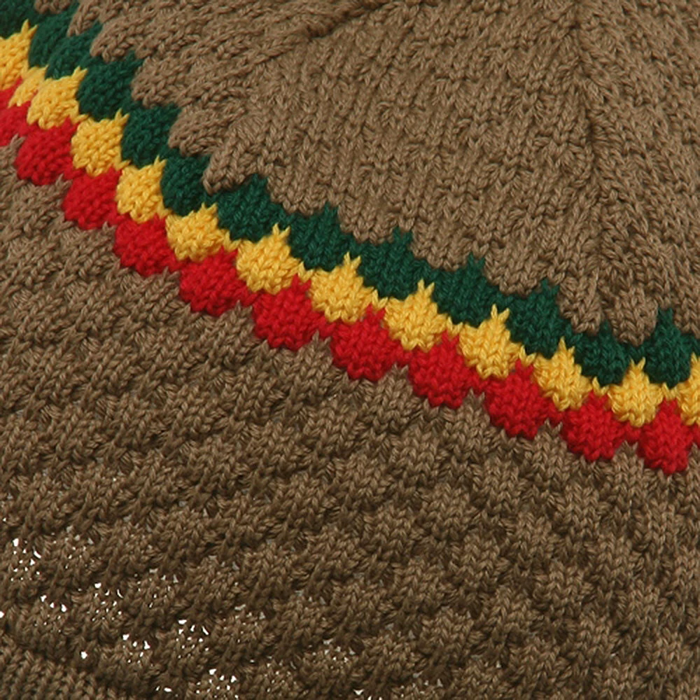 Rasta World Hand Crocheted Beanie (03) - Image 15