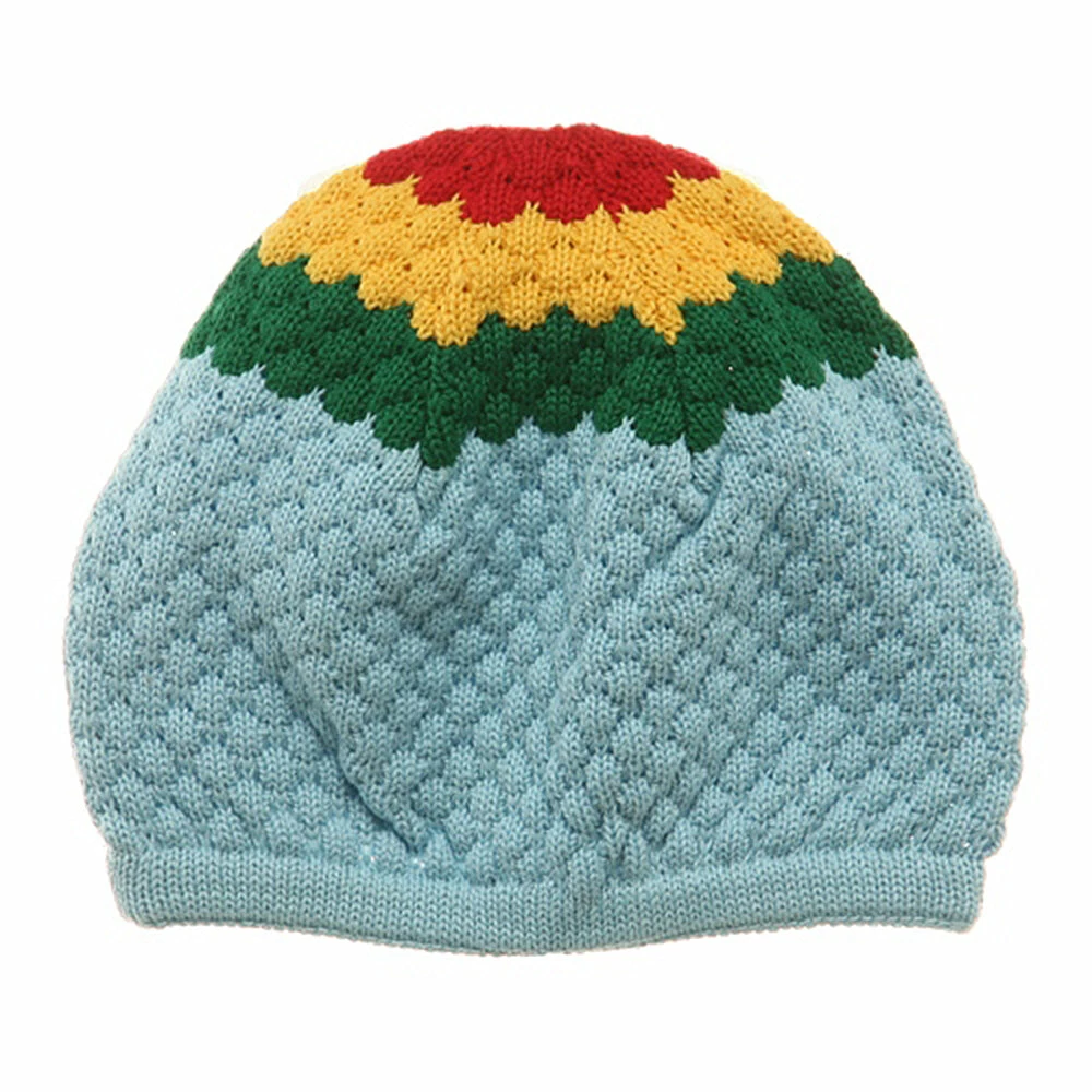 Rasta World Hand Crocheted Beanie (03) - Image 34